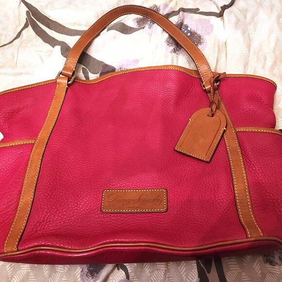 Dooney & Bourke Pebbled Leather Large Tote EUC - Picture 1 of 14